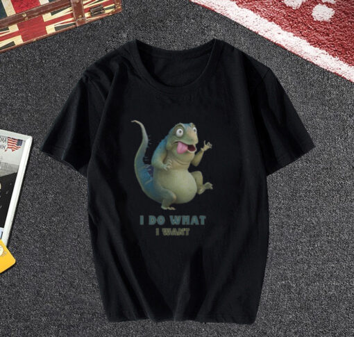 Leo Cartoon I Do What I Want T Shirt thd