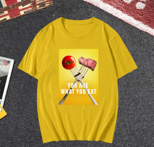 You Are What You Eat Twin Experiment T Shirt thd