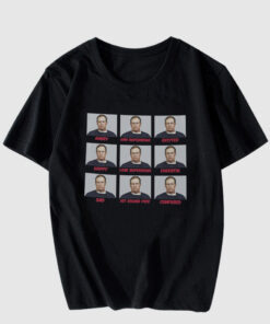 New England Patriots Funny Bill Belichick Face T Shirt thd